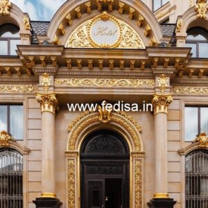 Luxury Hotel Main Gate Design with LED Lighting No-6643