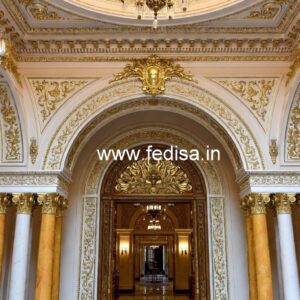 Hotel Front Entrance Design with Luxury Gate Style No-6650