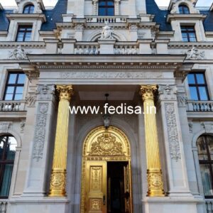 Elegant Hotel Gate Design with Modern Finishing No-6653
