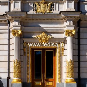 Hotel Entrance Gate Design with Minimalist Architecture No-6659