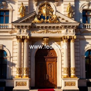 Hotel Main Gate Design with Premium Look No-6667