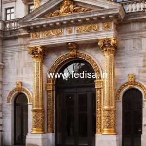 Resort Hotel Entrance Gate Design with Water Features No-6668