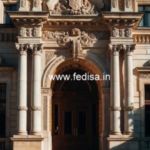 Modern Hotel Entrance Gate Design with Luxury Appeal No-6679