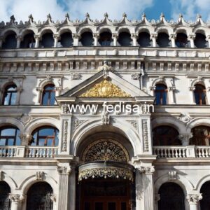 Hotel Entrance Gate Design with Premium Exterior Finish No-6697