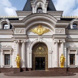 Elegant Hotel Exterior Elevation Design Concepts No-6706