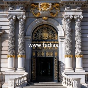 Hotel Elevation Design with Modern Facade Style No-6708
