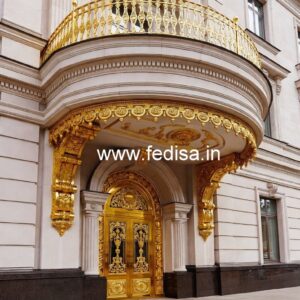 Hotel Front Elevation Design for Commercial Buildings No-6727