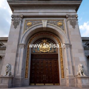 Elegant Resort Hotel Elevation Design Inspiration No-6730