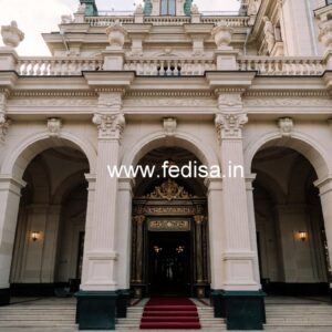 Luxury Hotel Building Front Elevation Design No-6733