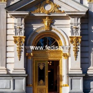 Luxury Hotel Elevation Design with Royal Look No-6738