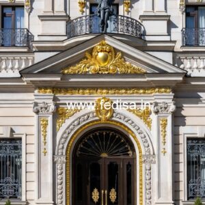 Hotel Elevation Design with Contemporary Exterior No-6741