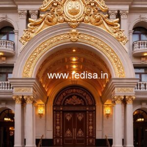 Luxury Resort Front Elevation Design Concepts No-6742