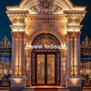 Elegant Hotel Exterior Design with Modern Features No-6752