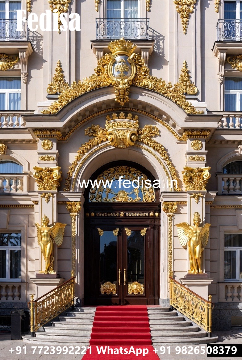 Hotel Exterior Front Design with Luxury Appeal No-6756