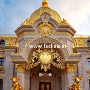 Modern Hotel Elevation Design with Luxury Facade No-6769