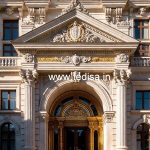 Modern Hotel Elevation Design for Commercial Spaces No-6778