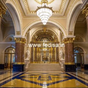 Luxury Hotel Front Elevation with LED Effects No-6781