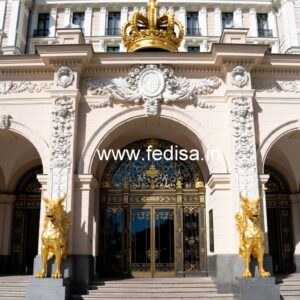Hotel Building Front Design No-6807