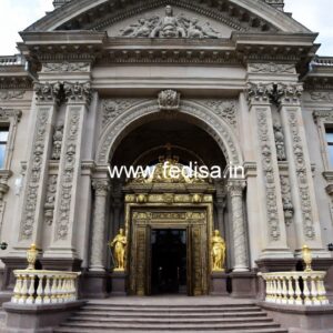 Luxury Hotel Front View Elevation Designs No-7017