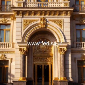 Luxury Hotel Architectural Elevation Styles No-7027