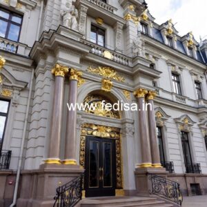 Luxury Hotel Exterior with Marble Finish No-7051