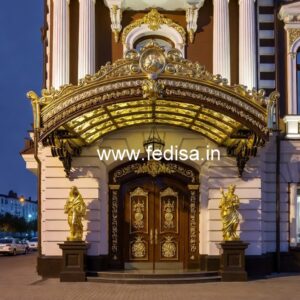 Luxury Hotel Main Entrance Elevation No-7059