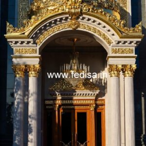 Luxury Hotel Front Facade Architecture No-7064
