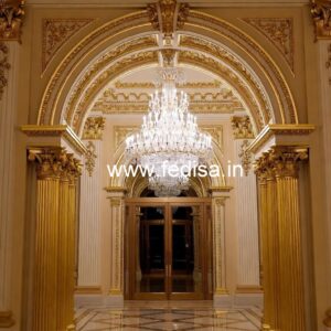 Luxury Hotel Elevation with Decorative Facade No-7067