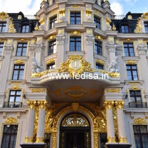 Luxury Hotel Exterior with Minimalist Style No-7096