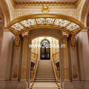 Luxury Resort Exterior with Artistic Facade No-7122