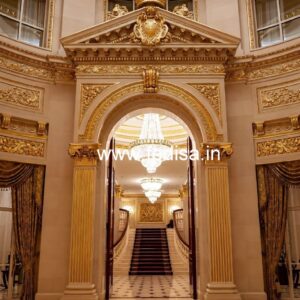 Luxury Hotel Exterior Design with Elegant Panels No-7124