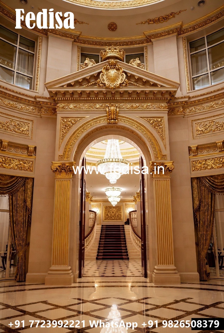 Luxury Hotel Exterior Design with Elegant Panels No-7124