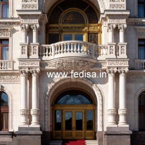 Luxury Hotel Elevation with Modern Architecture Style No-7128