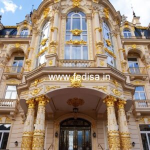 Luxury Hotel Elevation with Decorative Details No-7140