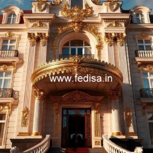 Luxury Hotel Exterior with Designer Facade No-7160