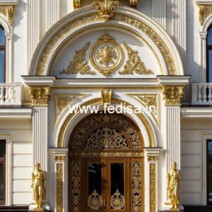 Luxury Hotel Exterior with Premium Facade Finish No-7175