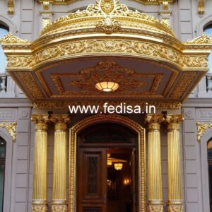 Luxury Resort Front Design with LED Lighting No-7182