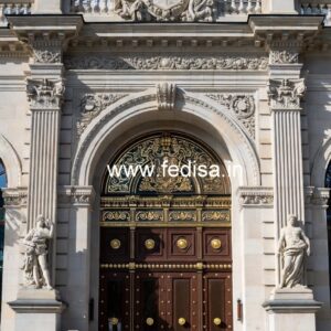 Luxury Hotel Elevation with Grand Entrance No-7189