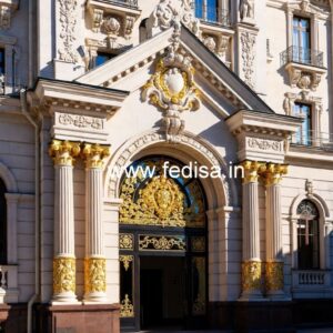 Decorative Hotel Gate Design for Modern Buildings No-7217
