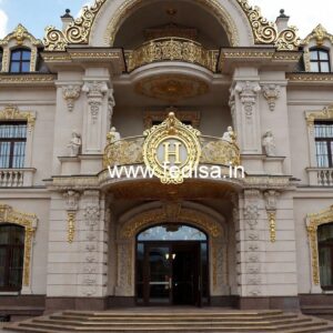 Grand Resort Entrance Gate Design with Lighting No-7227