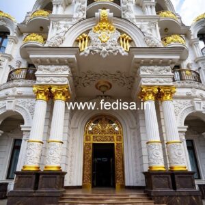 Luxury Hotel Gate Design with Artistic Detailing No-7231
