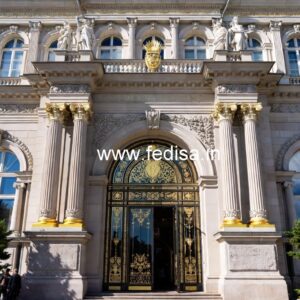 Hotel Front Gate Design for Luxury Hospitality Projects No-7234