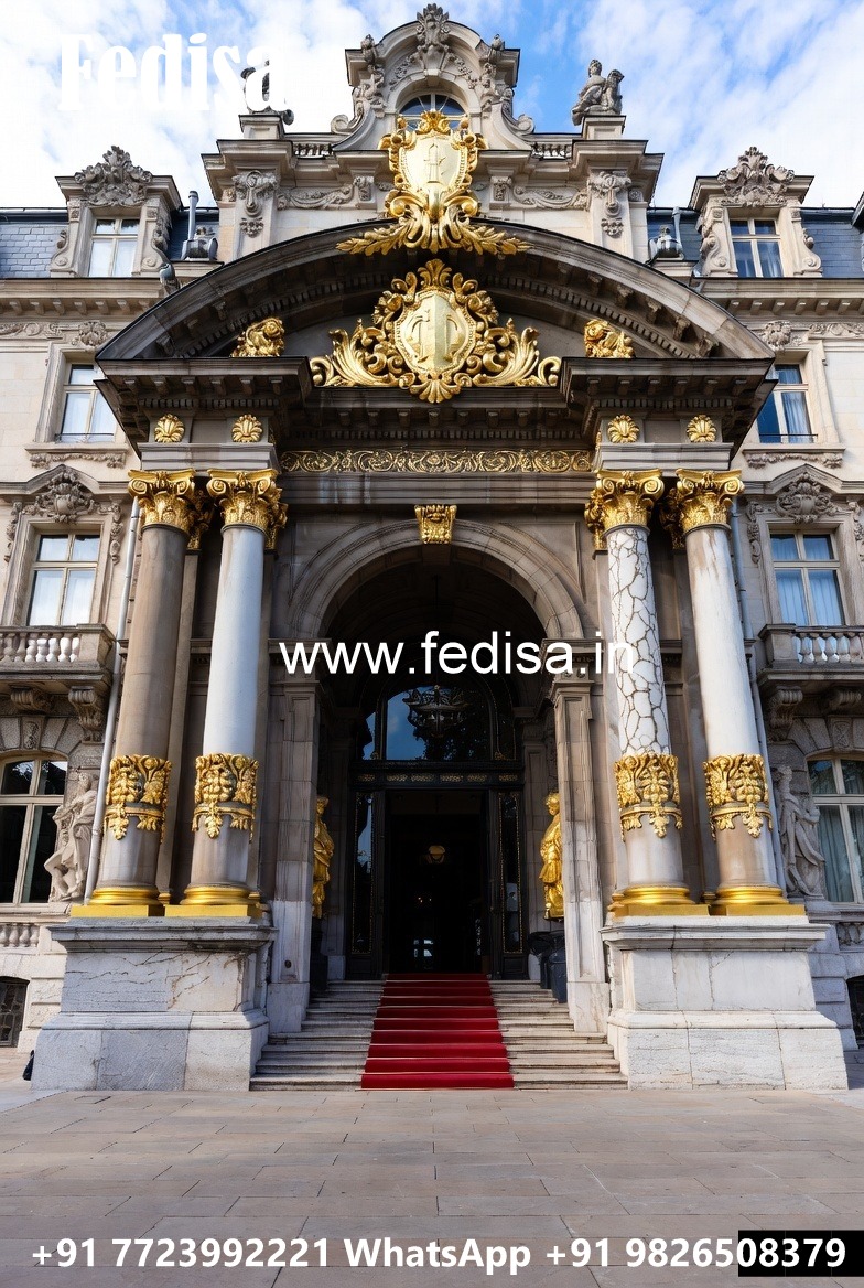 Luxury Hotel Gate Design with Contemporary Details No-7256