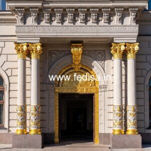 Hotel Entrance Gate Design with Minimalist Architecture No-7259