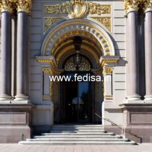 Hotel Entrance Gate Design for Boutique Resort No-7275
