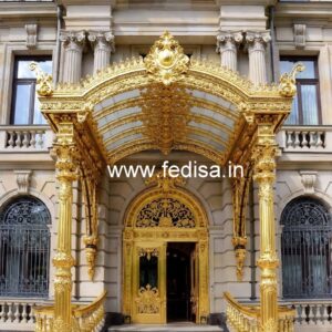 Hotel Entrance Gate Design with Royal Architecture No-7288