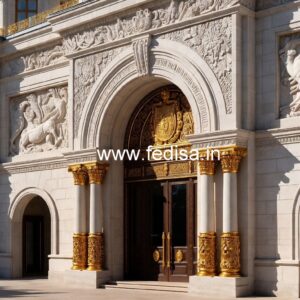 Hotel Entrance Gate Design with Premium Exterior Finish No-7297