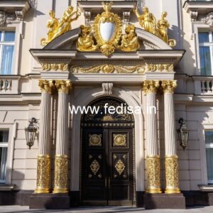 Elegant Hotel Front Gate Design with Modern Look No-7298