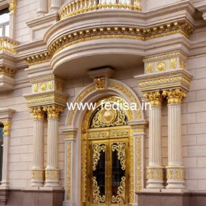 Hotel Elevation Design with Modern Facade Style No-7308