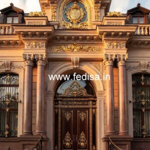 Elegant Hotel Building Elevation Design Ideas No-7317